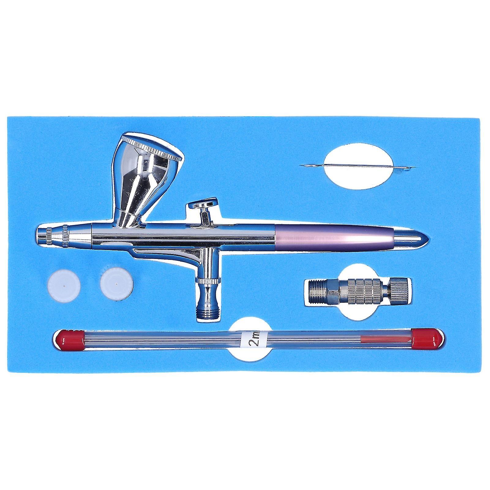 G1/8 Airbrush Set Paint Art Tool Diy Spray Paint Model 0.2mm 0.3mm 0.5mm Caliberpink