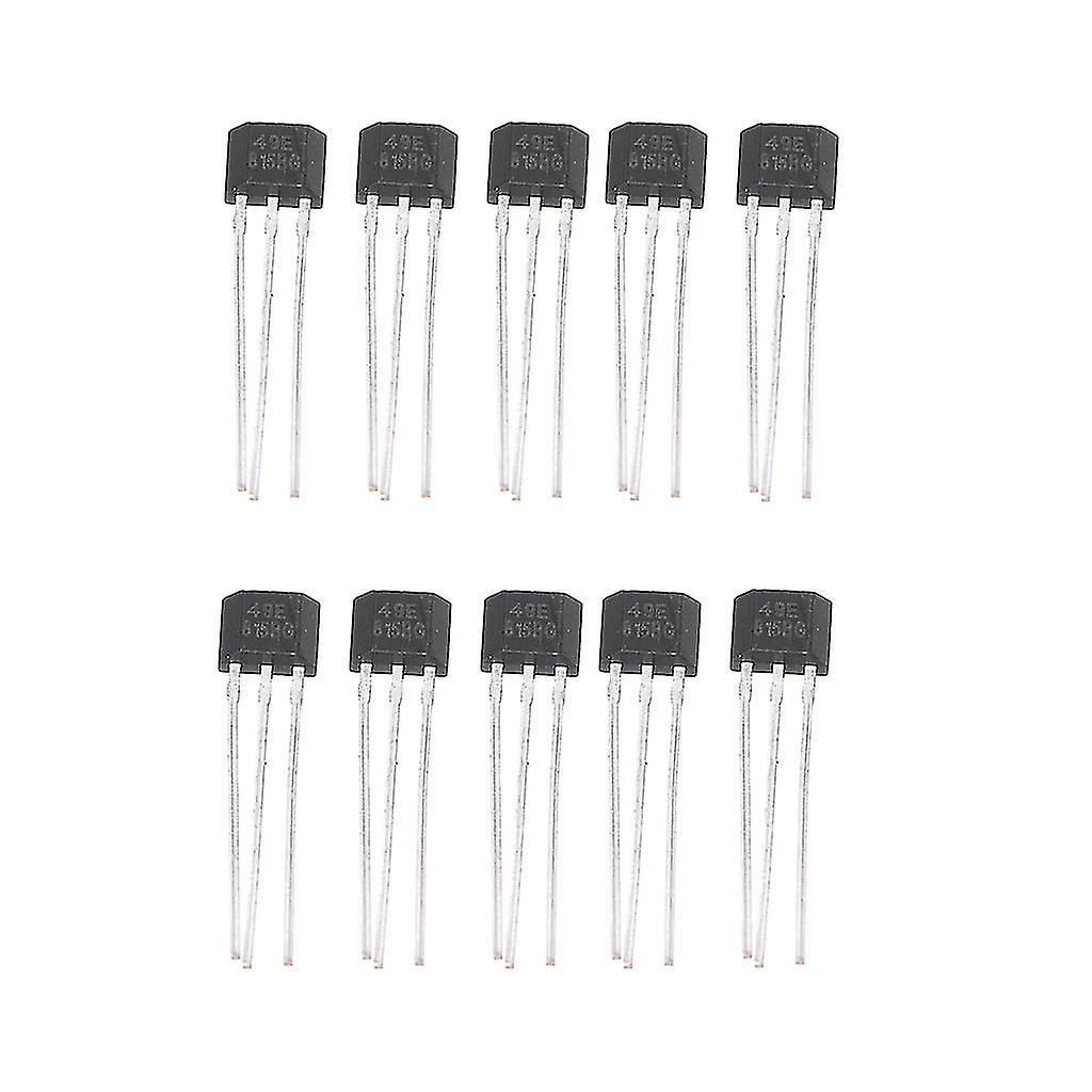 10pcs 49e Hall Element Oh49e Voltage Regulator Hall Effect Sensor Linear Switch