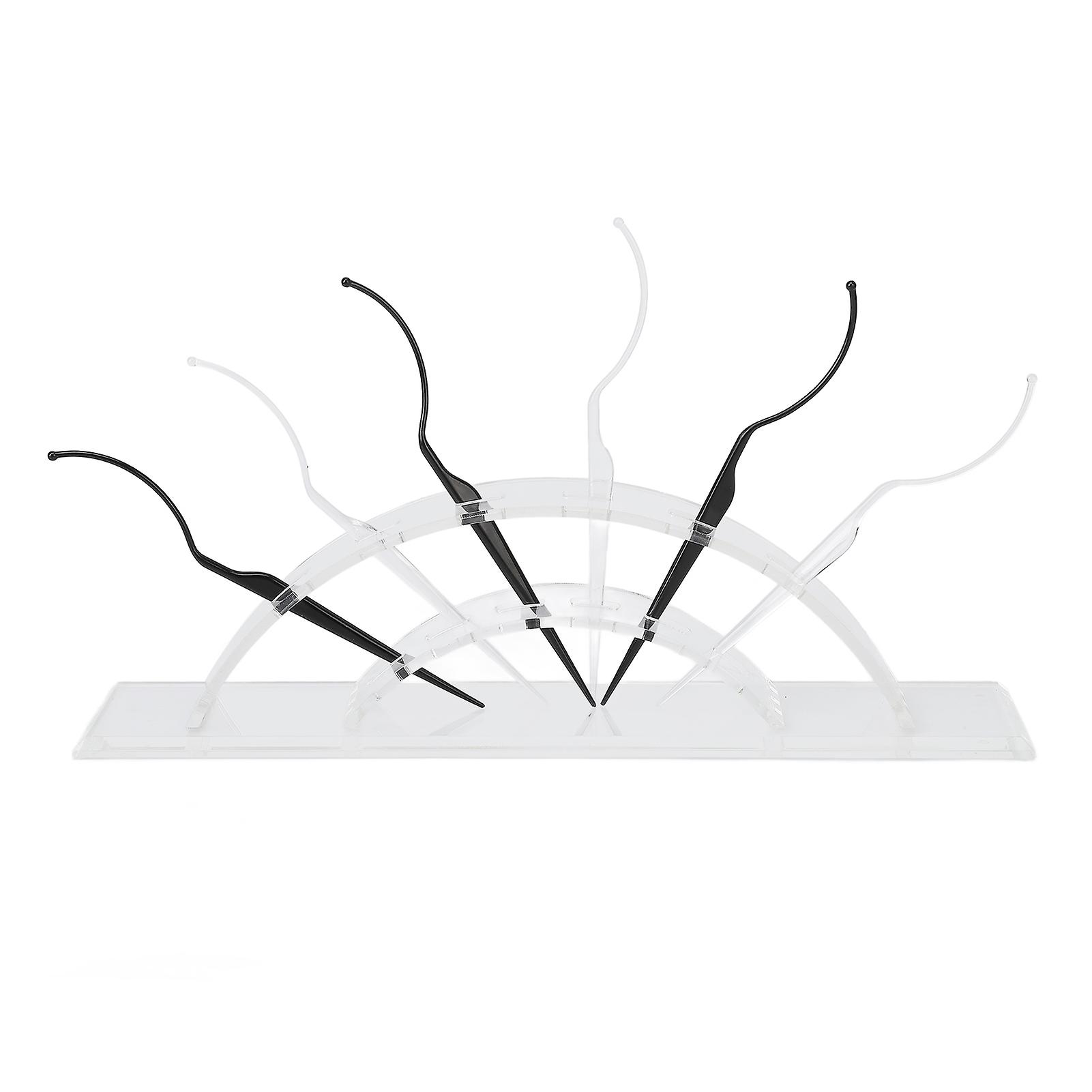 6pcs False Eyelashes Display Stick Holder Applicator Tool 3D Eyelash Extensions Style Try On Sticks