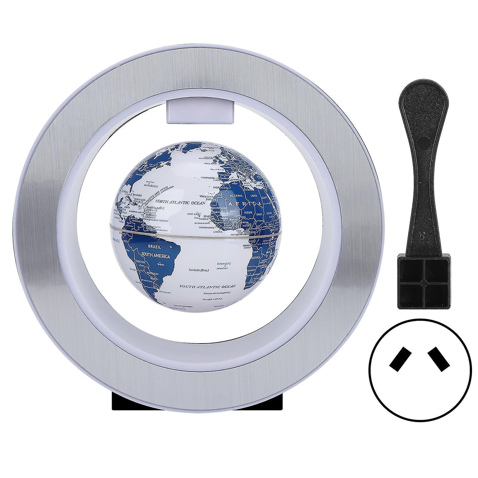 Magnetic Levitation Floating Globe With Colorful Led Light Desktop Decoration Birthday Gift 100240vau Plug
