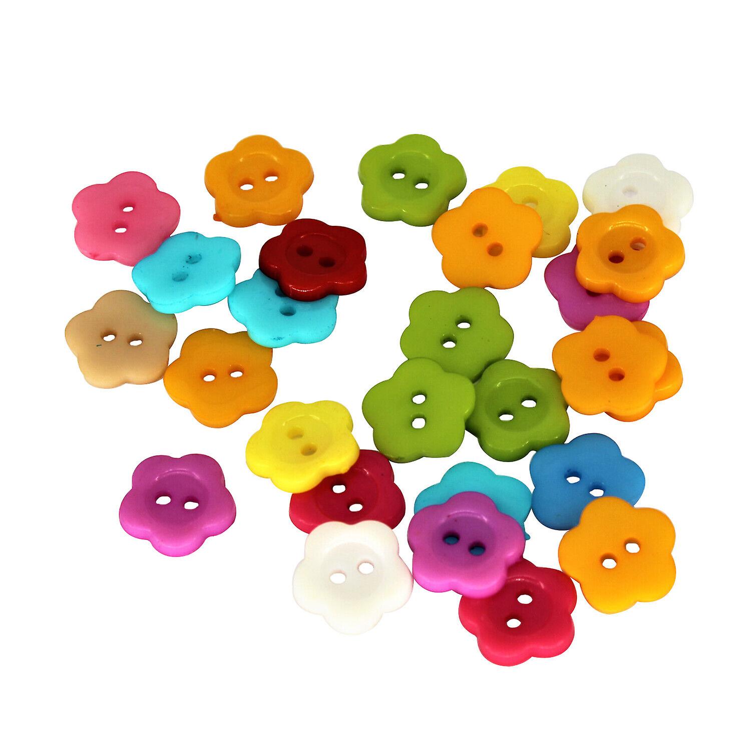 Flower Patten Kid's Buttons