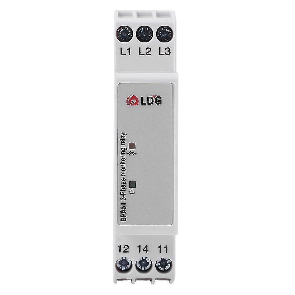 thumbnail image 2 of DPA51CM44 Phase Sequence Relay 3 Phase Monitoring Relay DPA51CM44 - Phase Sequence & Loss Protection 208-480VAC DIN Rail Mount DPA51CM44 Monitoring Relay 2 of 13