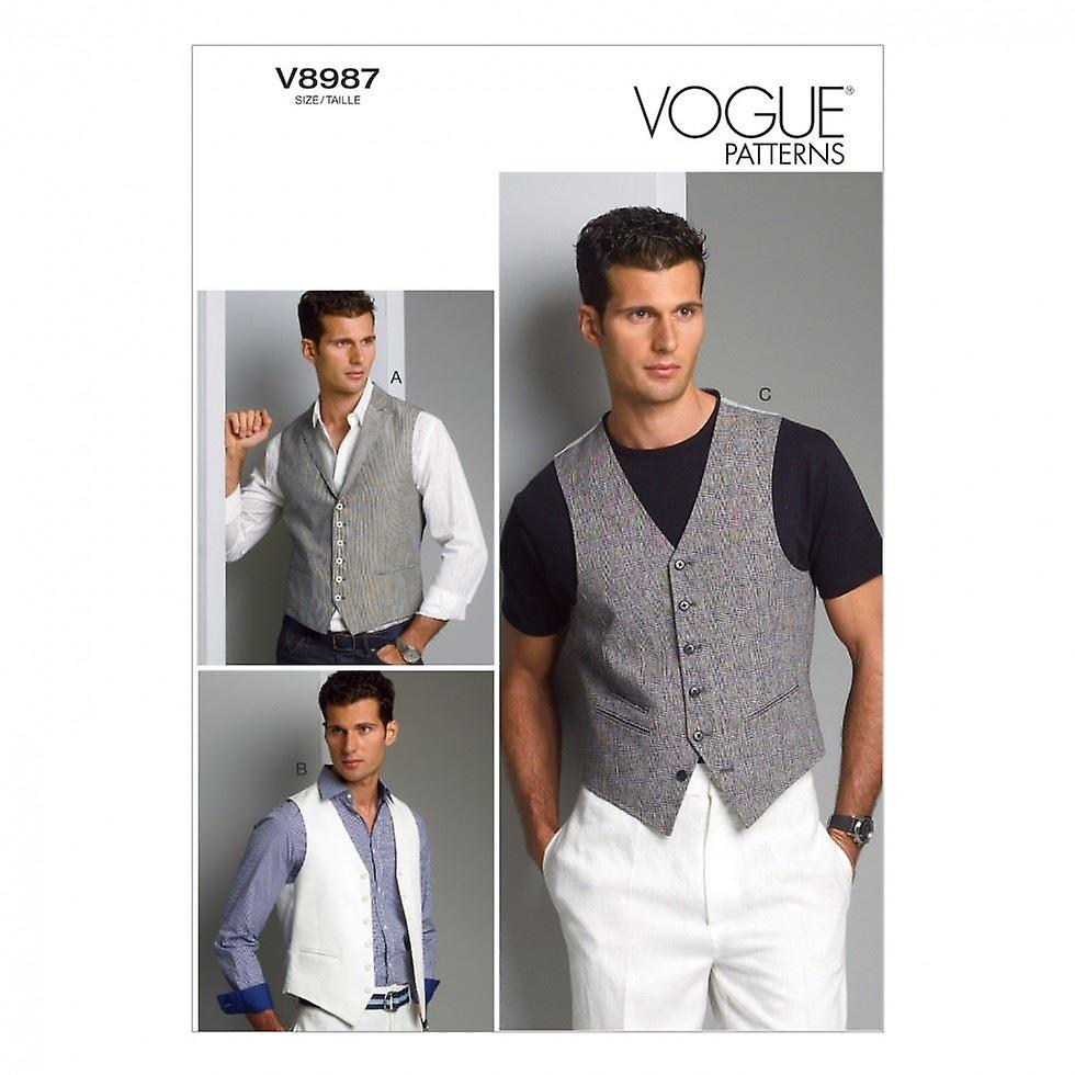 Vogue Sewing Pattern 8987 Men 40-42-44-46