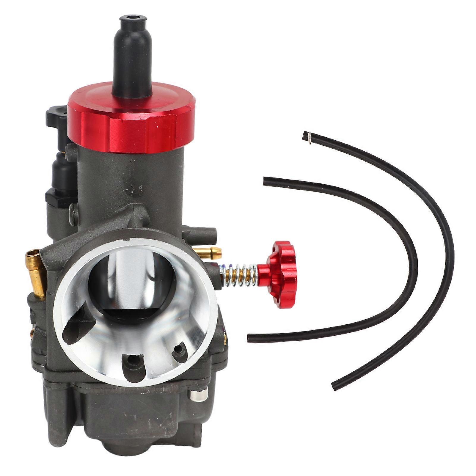 PE30 mm carburetor with 2 pipes for motorcycle, pit bike, quad, moped, scooter
