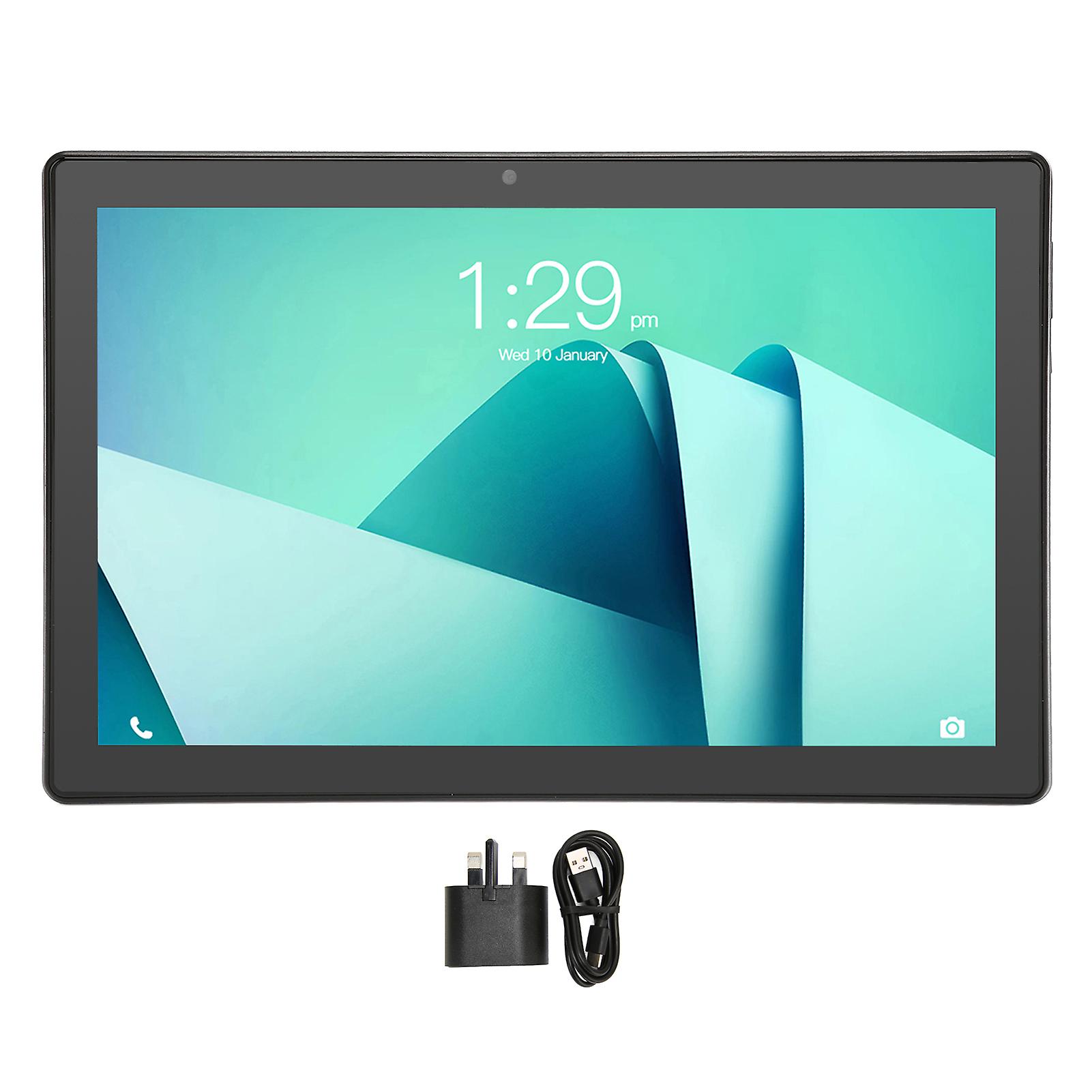 10 inch Android 10 tablet, 2.4GHz, 5GHz dual band support, 6GB, 256GB, 5MP front screen, 8MP rear screen, 4G network calls.