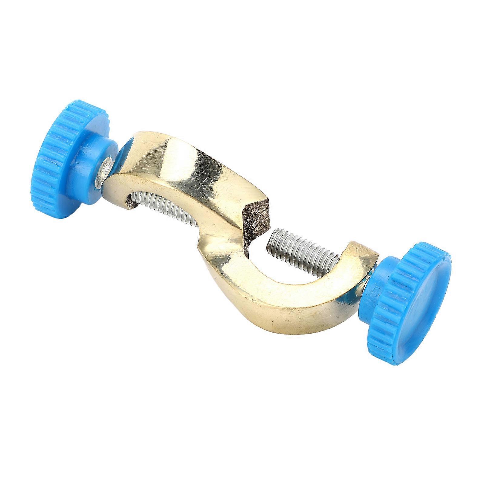 Laboratory Clamp Holder Copper 8cm Length Right Angle Bosshead Laboratory Stand Clamp