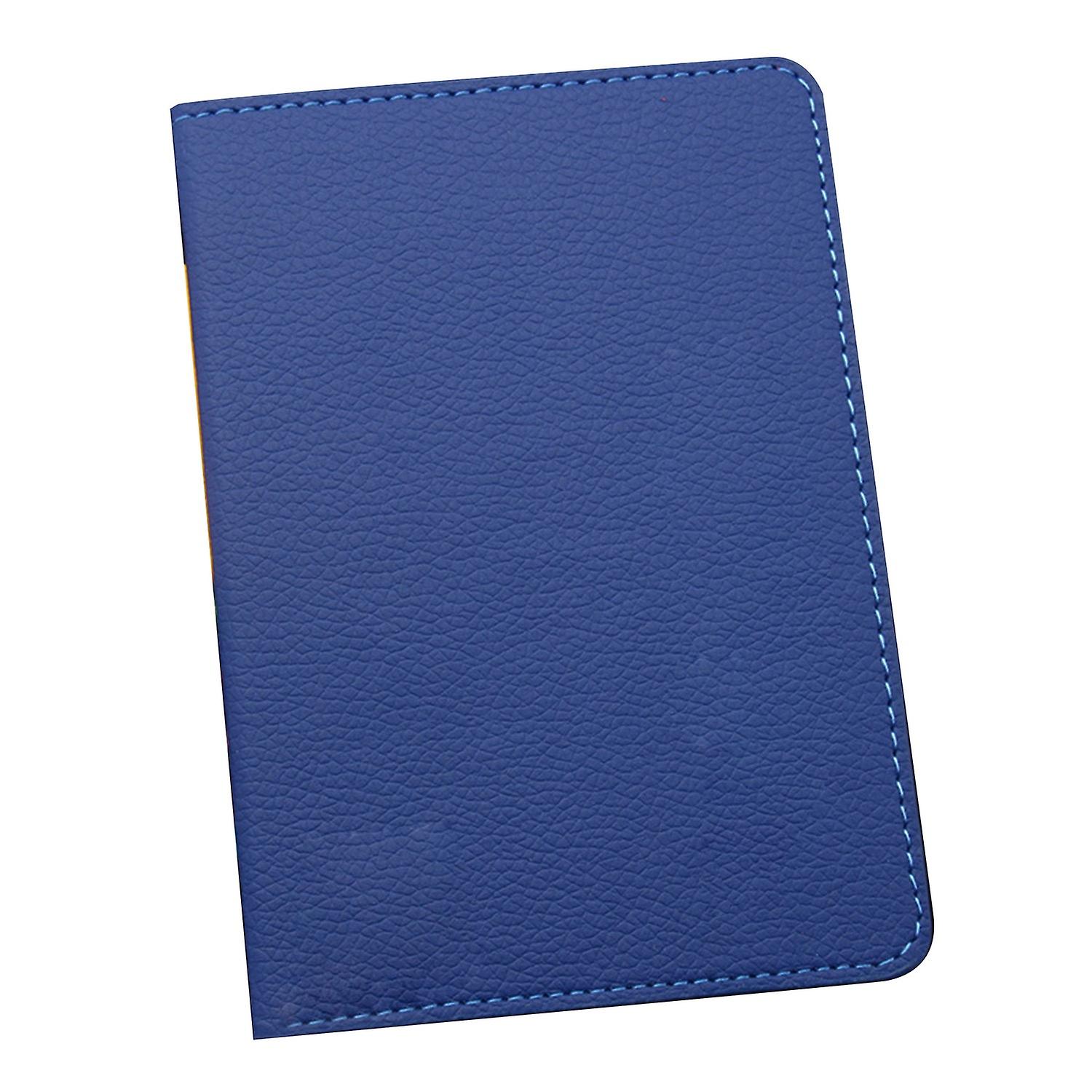 Solid Color Portable Passport Case ID Card Cover Holder Protector Organizer