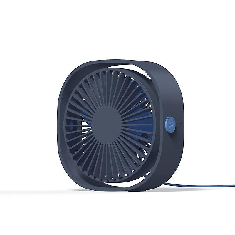 USB Mini Fan - 1-Pack, Plastic Material, Blue