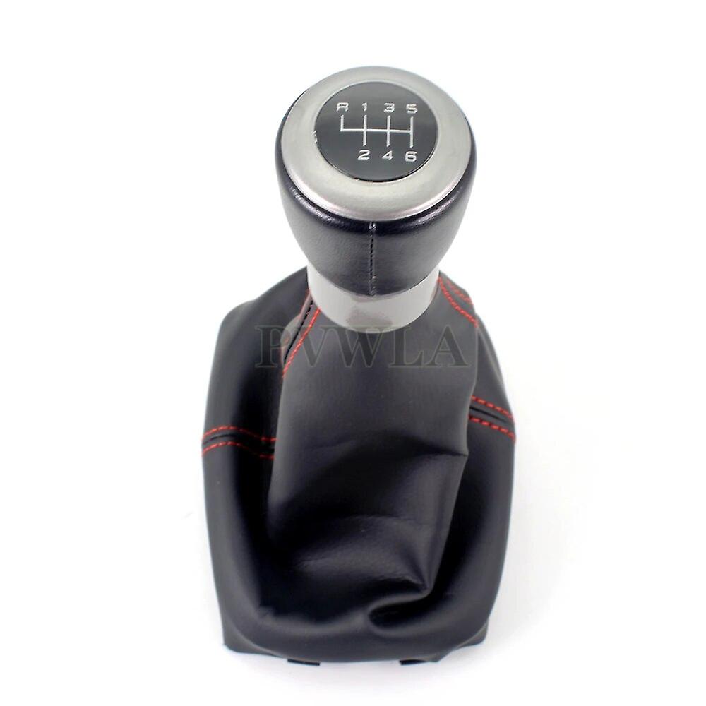 5/6 הילוכים ידני מקל ידית העברת הילוכים עם עור PU למושב אלהמברה 2000 2001 2002 2003 2004 2005 2006 2007 2008 2009 2010~49540