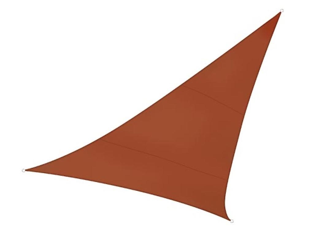 Shade Sail - triangle - 3.6 x 3.6 x 3.6 m - Color: Terracotta