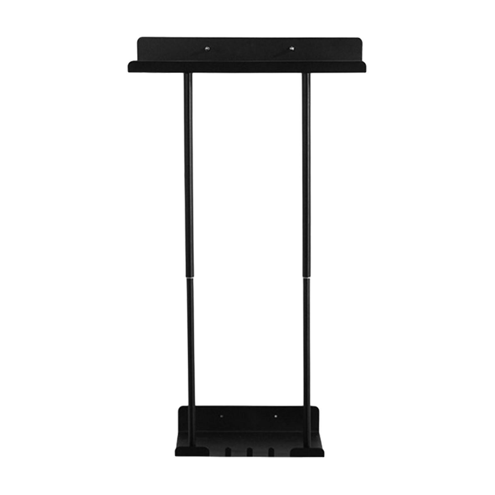 Handdukshängare Badrumsorganisatör Svart Väggmonterad Handdukshållare Handduksförvaringshållare för camping Litet badrum Arrangör Inredning