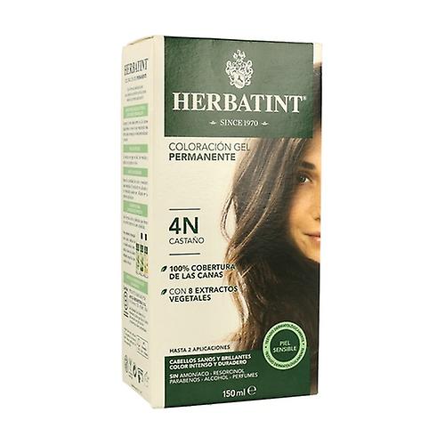 4N Permanent Chestnut Gel Color 150 ml (Brown)