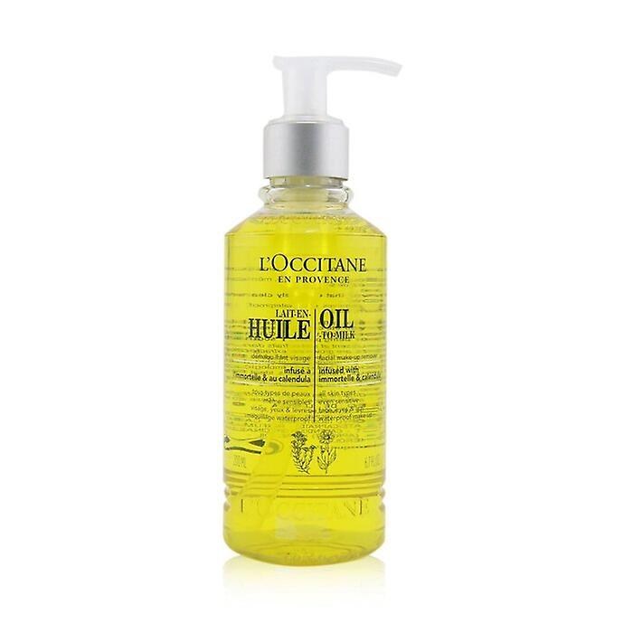 L'occitane Facial Make-up Remover - Oil To Milk (for All Skin Types, Even Sensitive) 200ml/6.7oz