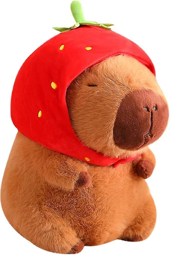 Capybara Stuffed Animal,soft Capybara With Hat