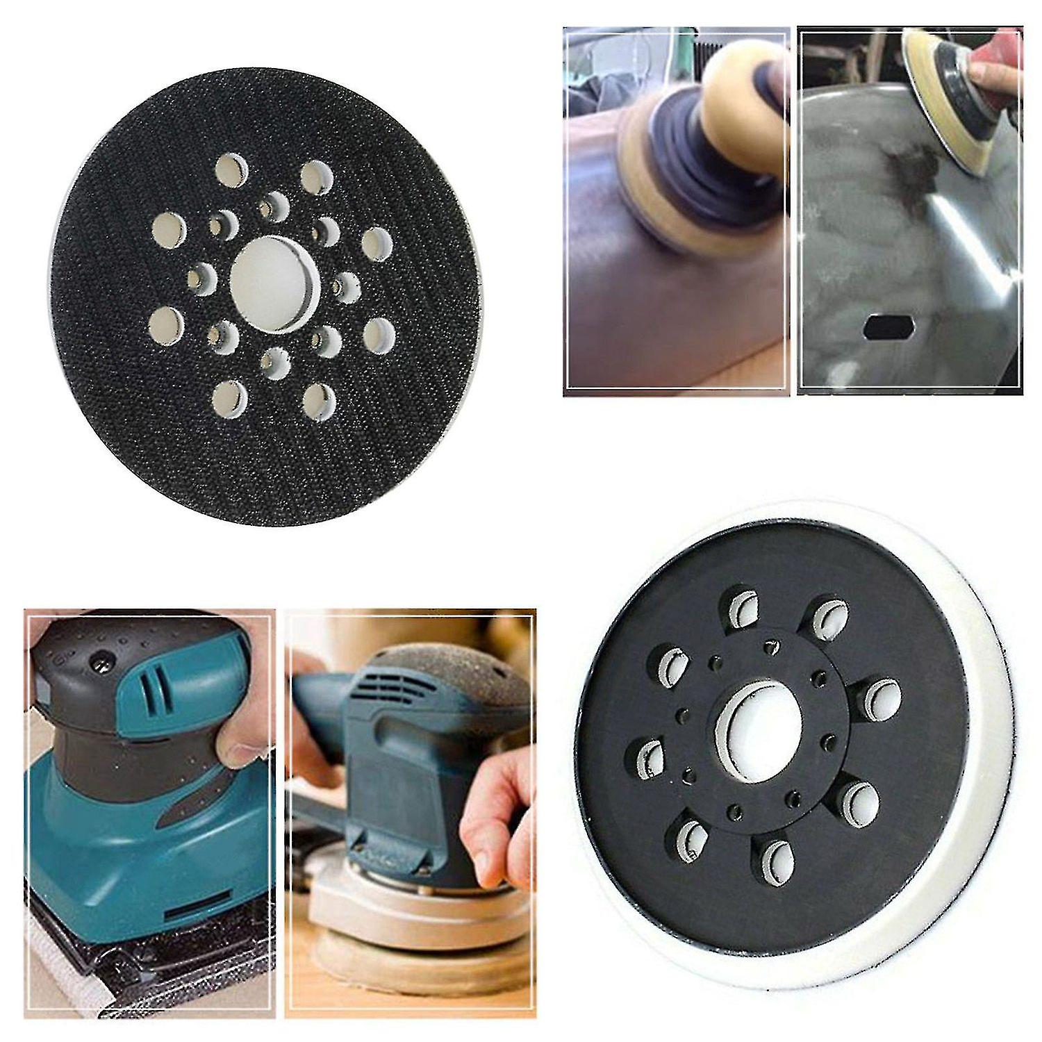 Platorello Abrasivo 125mm 8 Fori - Compatibile Con Levigatrici Bosch E Skil - Foto 7