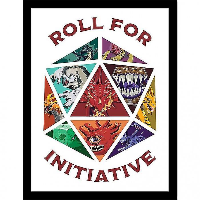 Dungeons & Dragons Characters Framed Poster