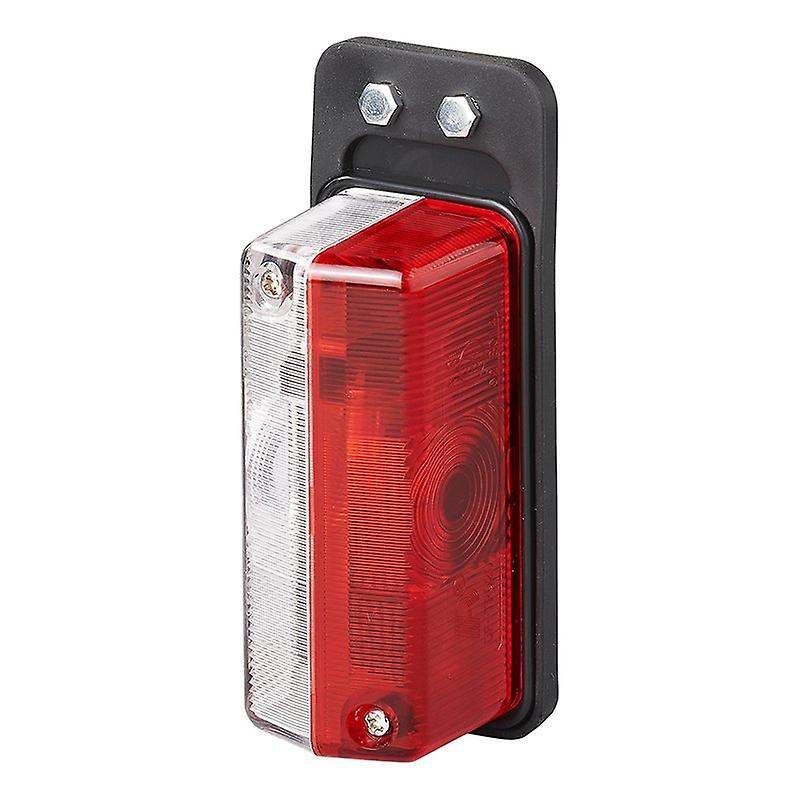 Contour Marker Light Red/White 92x42mm on Bracket