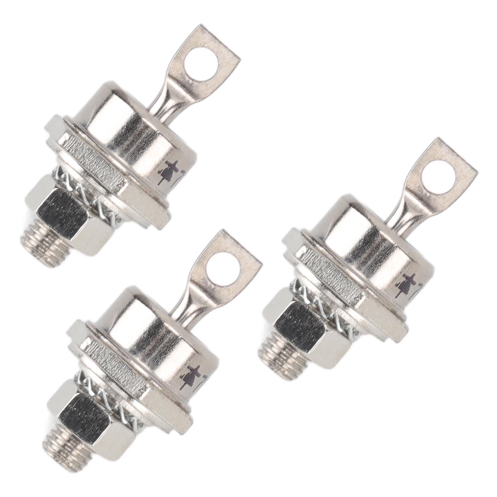 3PCS 70HFR120 70A Rectifier Diode Compact Stable Spiral Rectifier Module for Diesel Generator Accessories Positive Pole