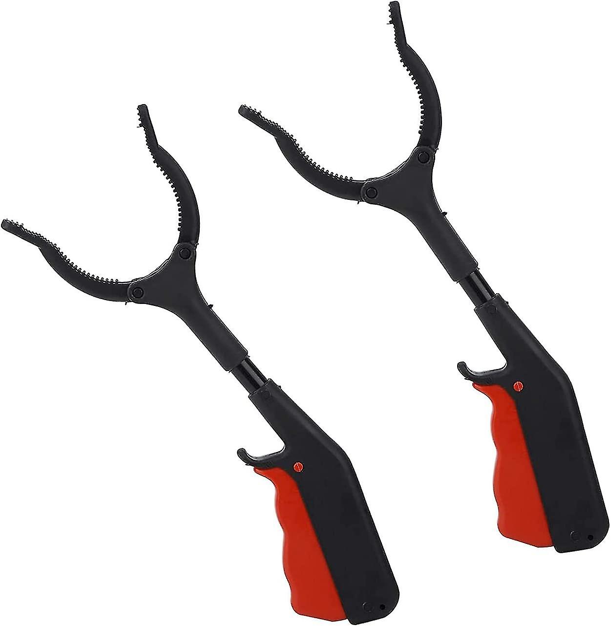 子供用グリップトング2個パック、シニアショートグリッパー、ガーデングリッパー、収集クリップ、衛生用クリップ