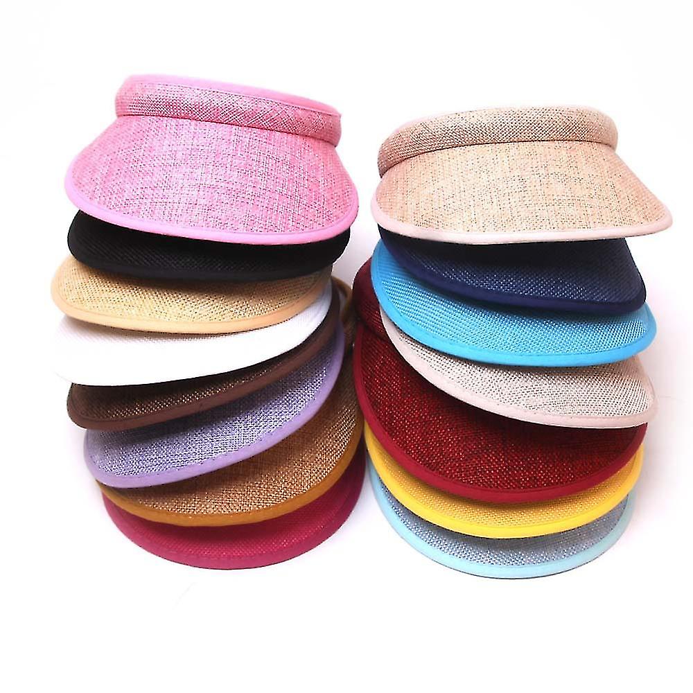 Clip On Visor Sun Visor Hat Wide Brim Clip On Head Cap Visors For Women