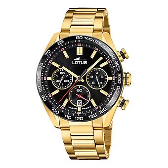 Lotus chrono Men's Analog Quartz watch with stainless steel bracelet 18917/6