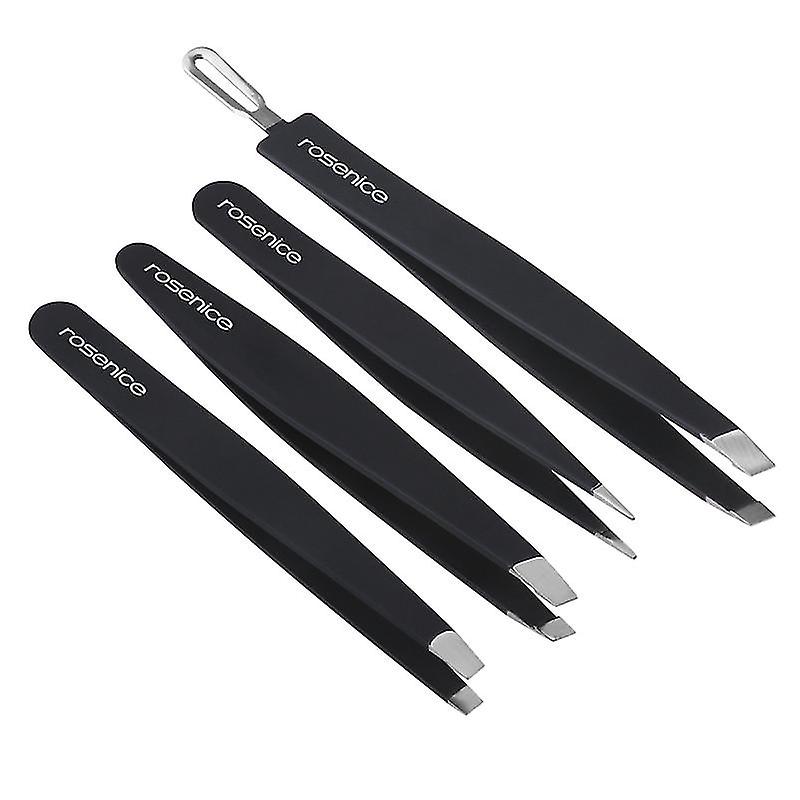 4pcs Eyebrow Tweezers Set