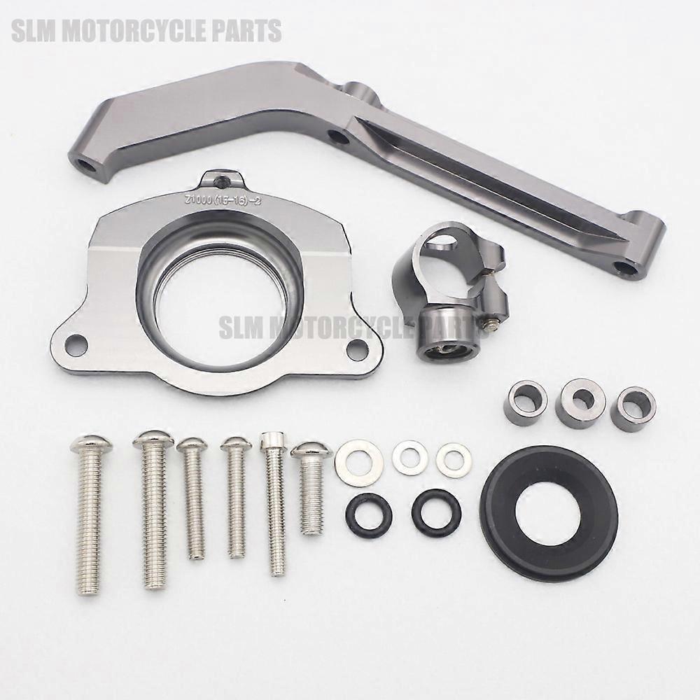 Motorcycle Cnc Damper Steering Stabilizerlinear Reversed Safety Control+bracket For Kawasaki Z1000 Z 1000 2014 - 2019 2016 2015