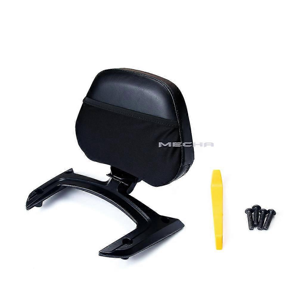 Black Motorcycle Brand New Passenger Rear Backrest For Honda - Main Image