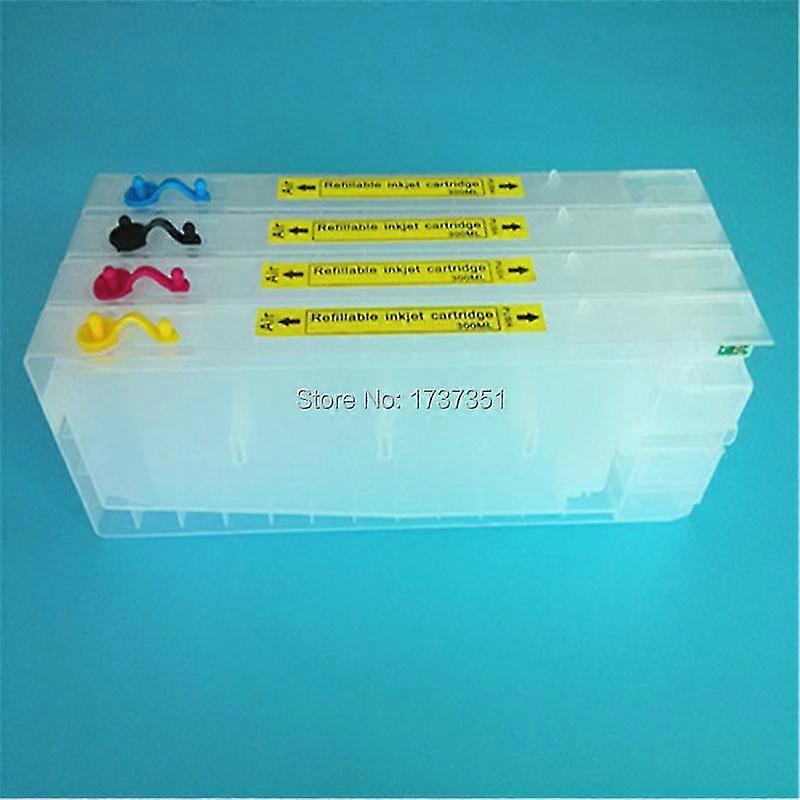 hg 4 Color 300ml T6141 T6142 T6143 T6144 Refillable Ink Cartridge with Resettable Chip for Epson Stylus Pro 4400 Printer