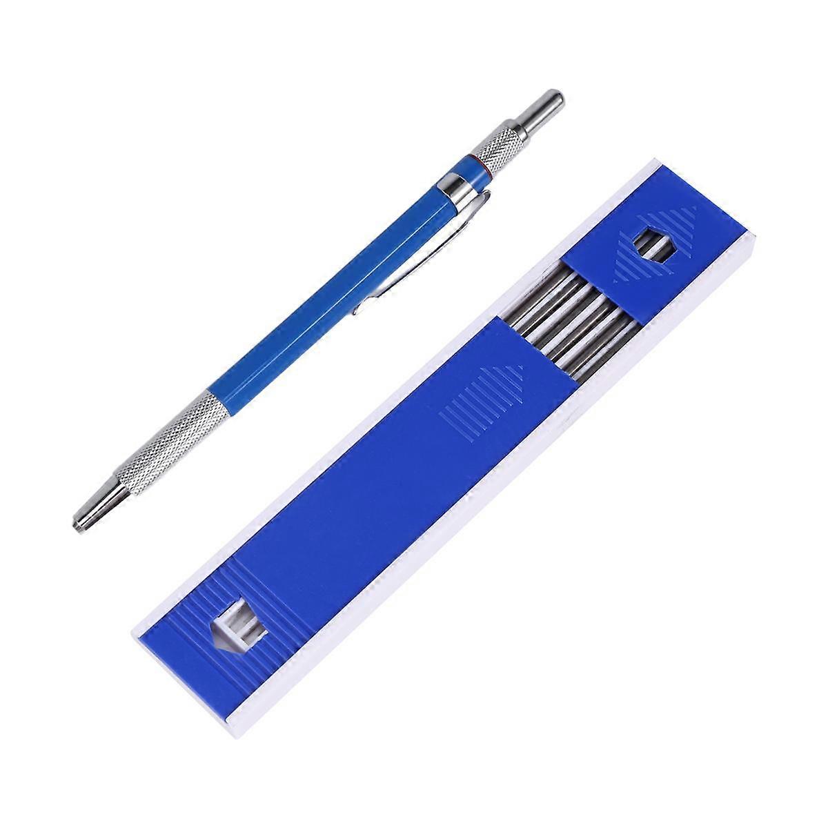 2.0mm Mechanical Pencil Lead Pencil for Draft Drawing Carpenter Crafting Art Sketching with 12 Pcs