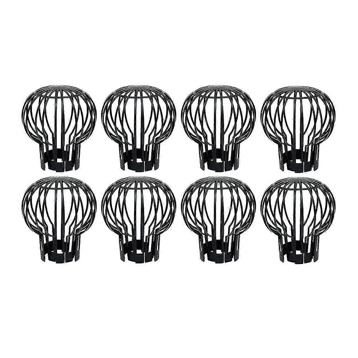 8pcs Plastic Gutter Guards, Downpipe Leaf Guard, Downspout Filter, Drain Pipe Debris Dirt Protector