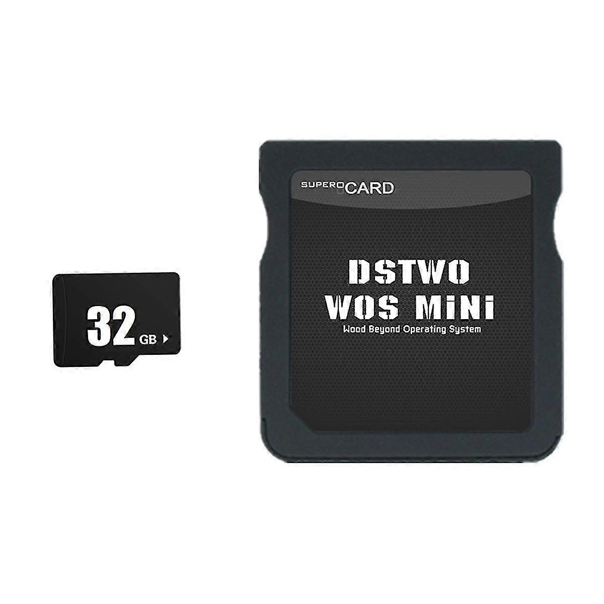 compatible DSTWO WOS Mini Game Card 32G 10000+ Games Wood Beyond compatible Game Card Burning Card