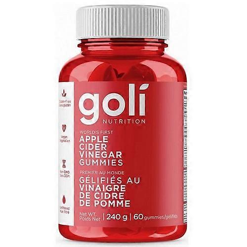 Gummies Apple Cider Vinegar, 60 Count by Goli