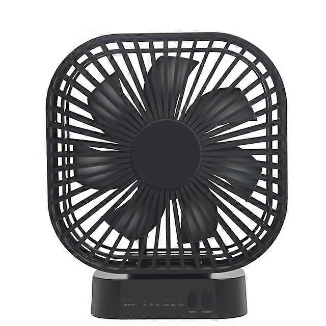 Mini USB Fan Rechargeable Portable Desk Fan with Timer