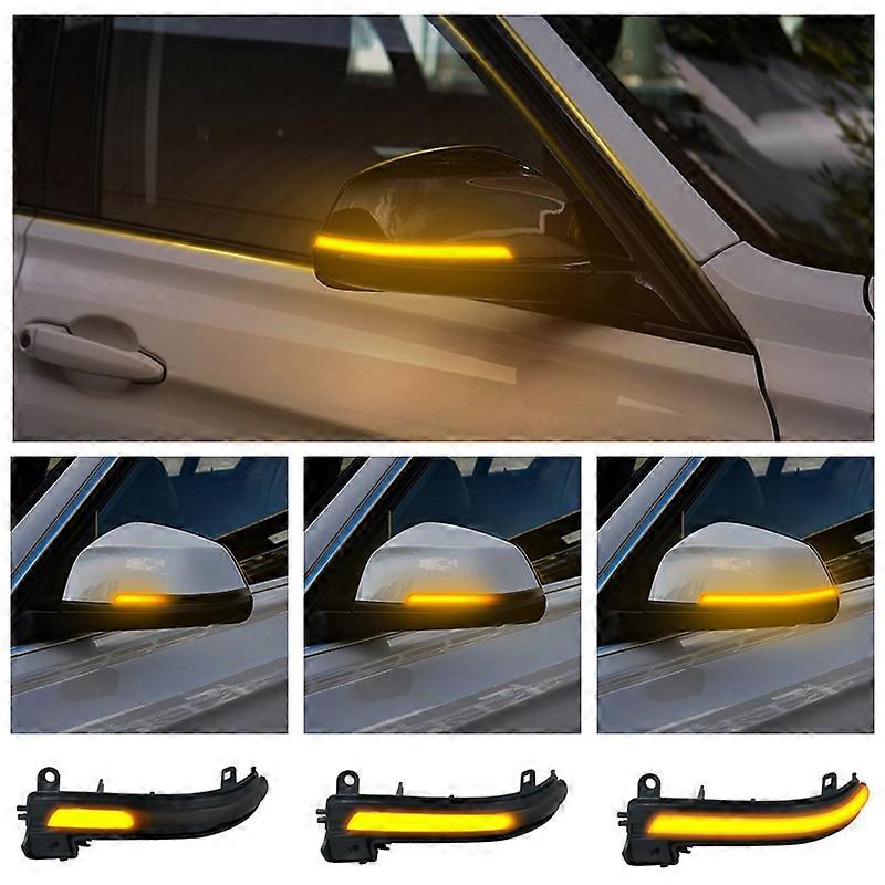 2st Dynamisk Styrsignal Led Bakspegel Indikerar Blixt För BMW F20 F30 F31 F21 F22 F23 F32 F33 F34 X1 E84 1 2 3 4