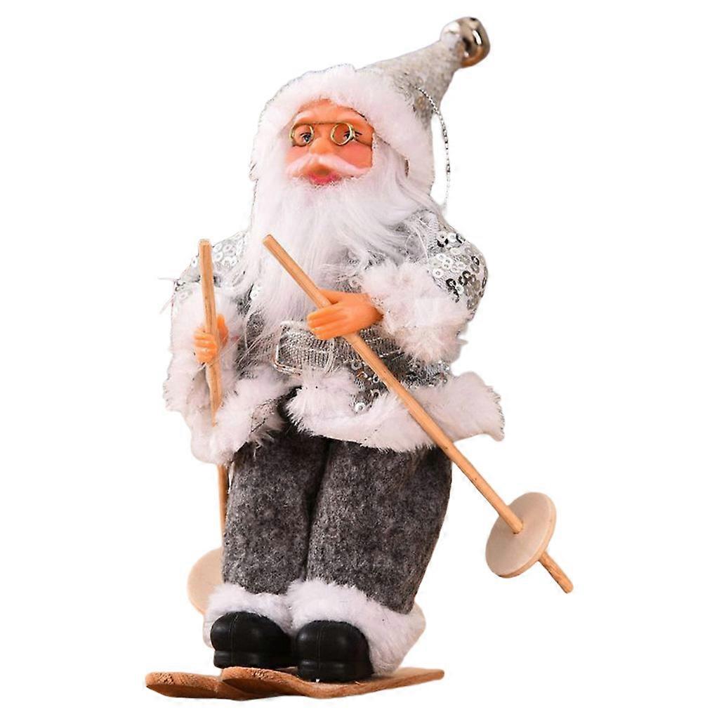 مزلقة عيد الميلاد تزلج سانتا كلوز لدمية معلقة قلادة التماثيل عيد الميلاد شجرة زخرفة أفخم اللعب عطلة حزب الديكور