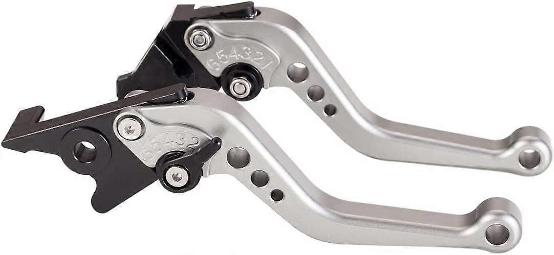 Motorcycle handle modified brake clutch handle modified accessories (silver)