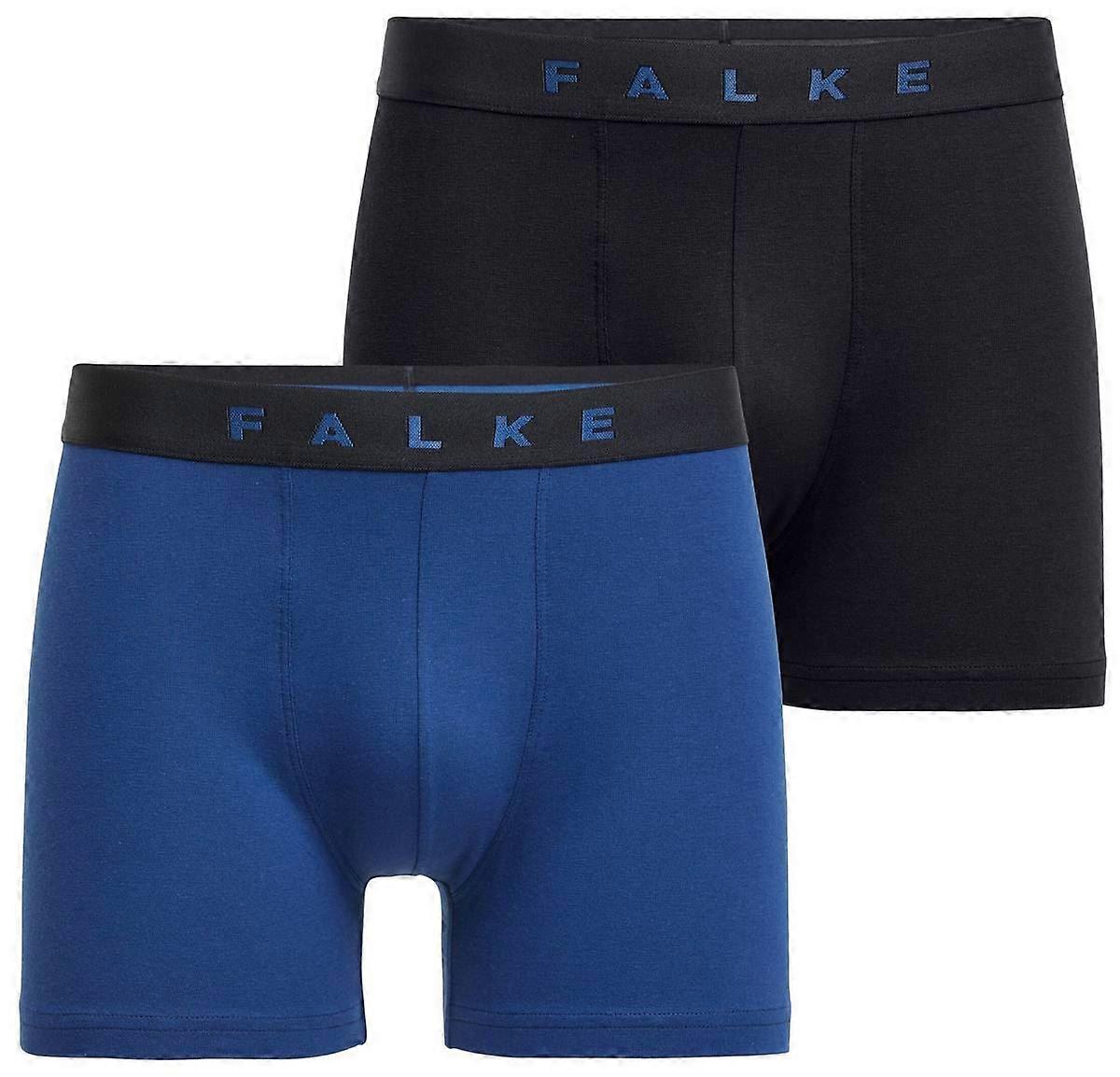 Falke Daily Comfort 2 Pack Boxer Brief - Black/Blue