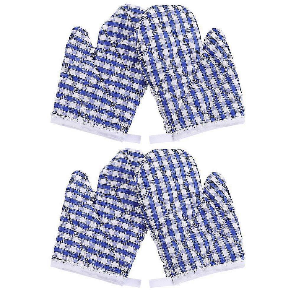 4st Ugnsvantar Ugnshandskar Barn Bakning Ugnsvantar Värmebeständiga Ugnshandskar För Matlagning-YuJia