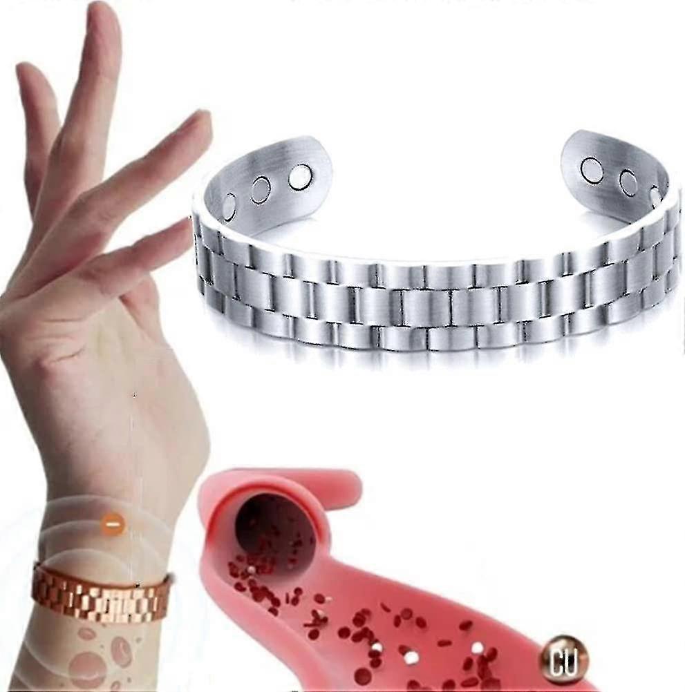 Copperheal Sugardown Therapeutic Bracelet-sugar Control Wristband Lymph Drainage Magnetic Tourmaline Bracelet