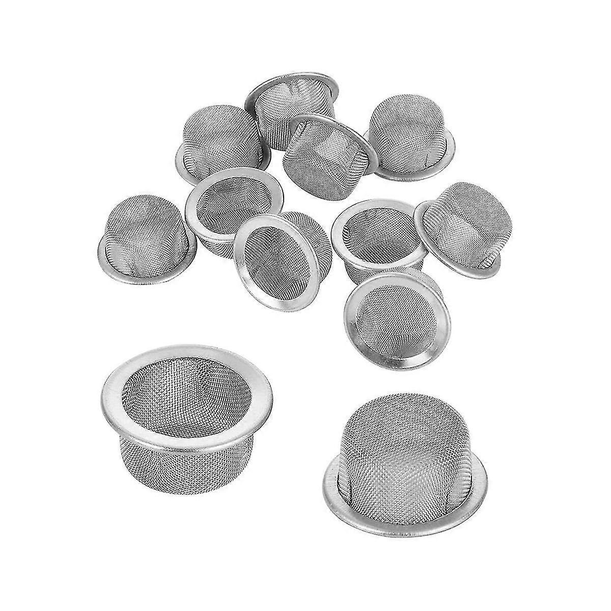 50pcs Mini Stainless Metal Reusable Filters