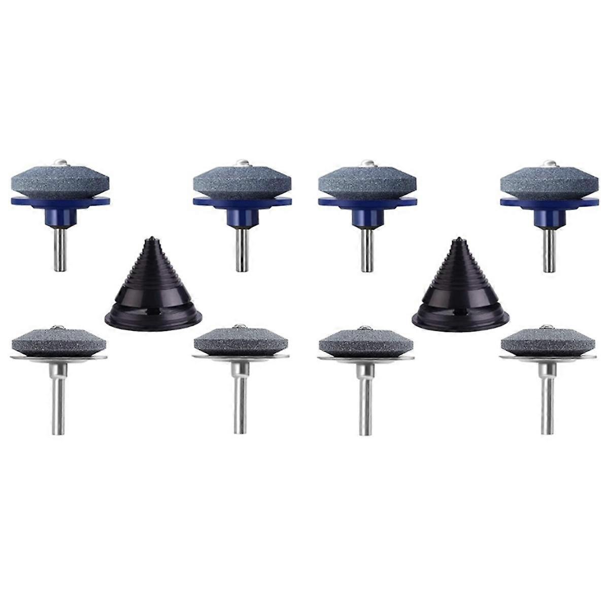 Lawn Mower Blade Sharpener Lawnmower Blade Sharpener for Drill with Blade Balancer Mower Blade Sharpener