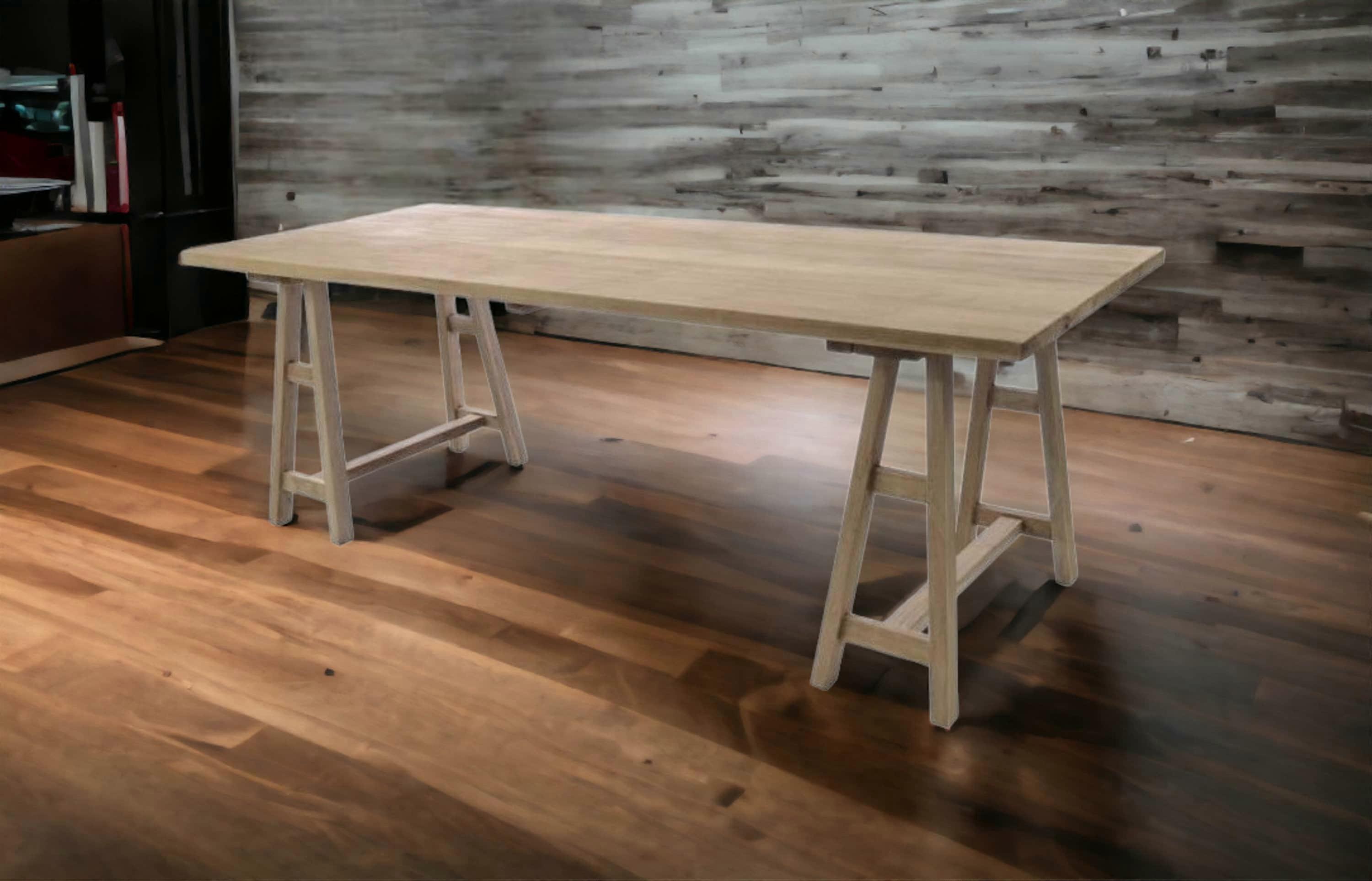 Large Farmhouse Trestle Table
