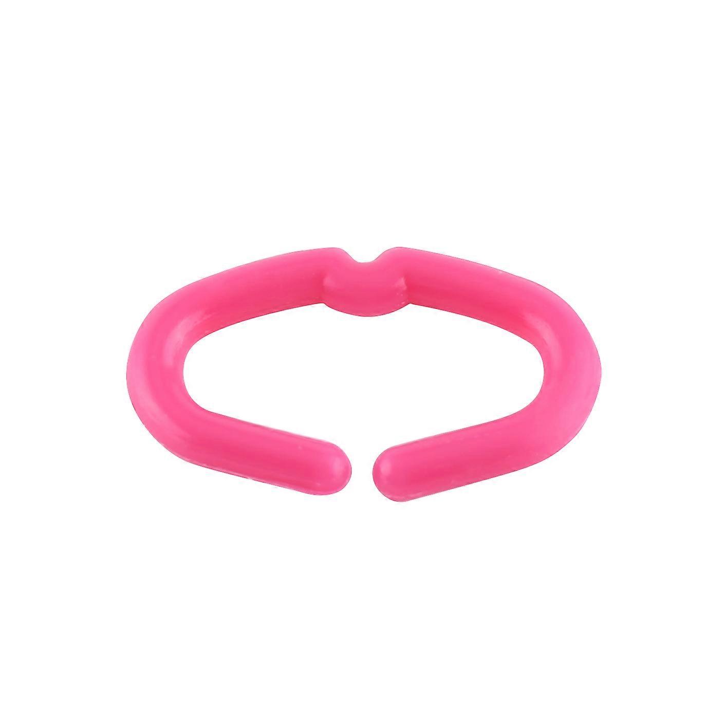 50 Pcs Chicken Beak Clasps Cock Snap Rings Anti pecking Poultry Feather Tool (Large