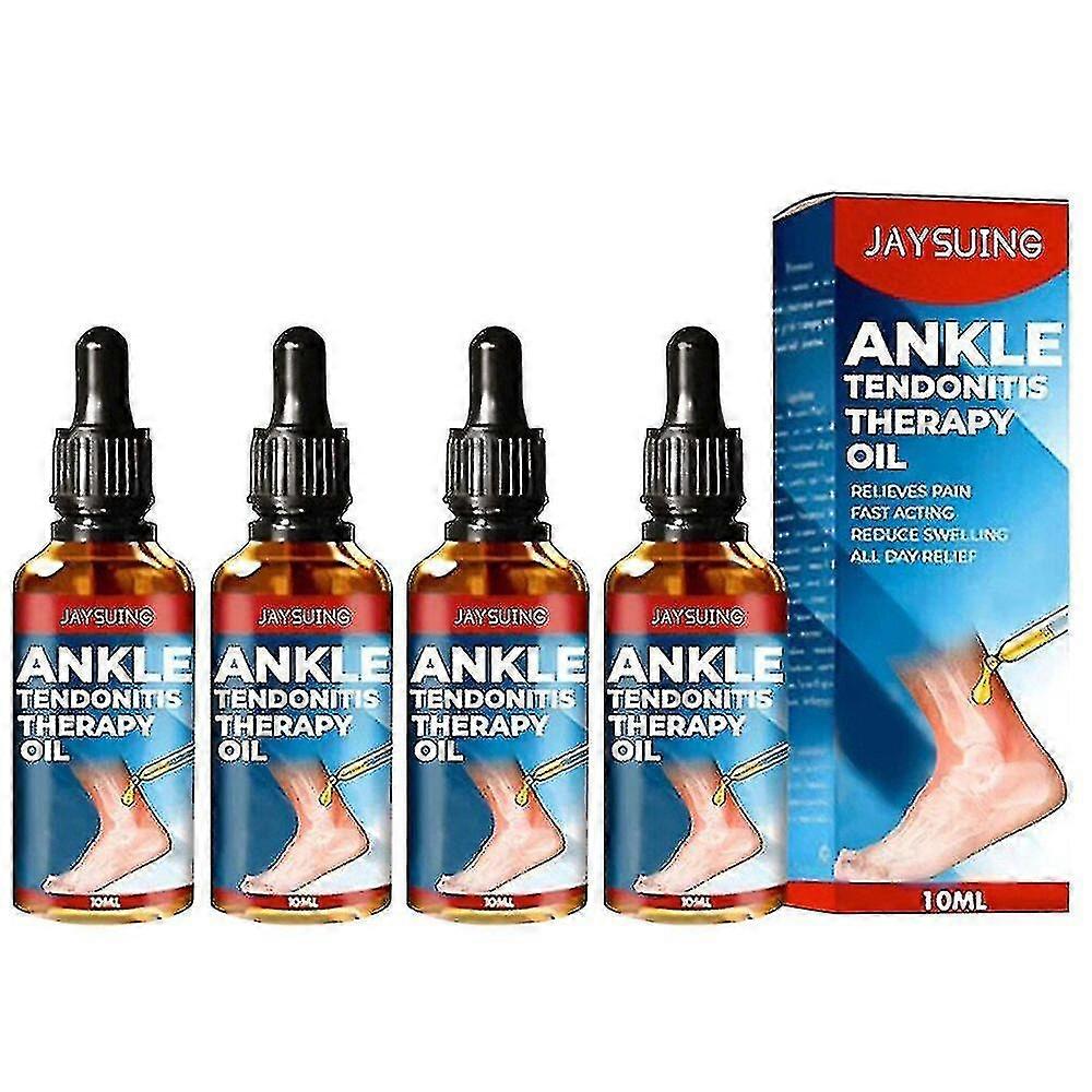 1-4 stk ankel senebetændelse terapi olie ankel senebetændelse terapi olie fod og ankel massage behandling olie til ømme og stive led relief reducere stress