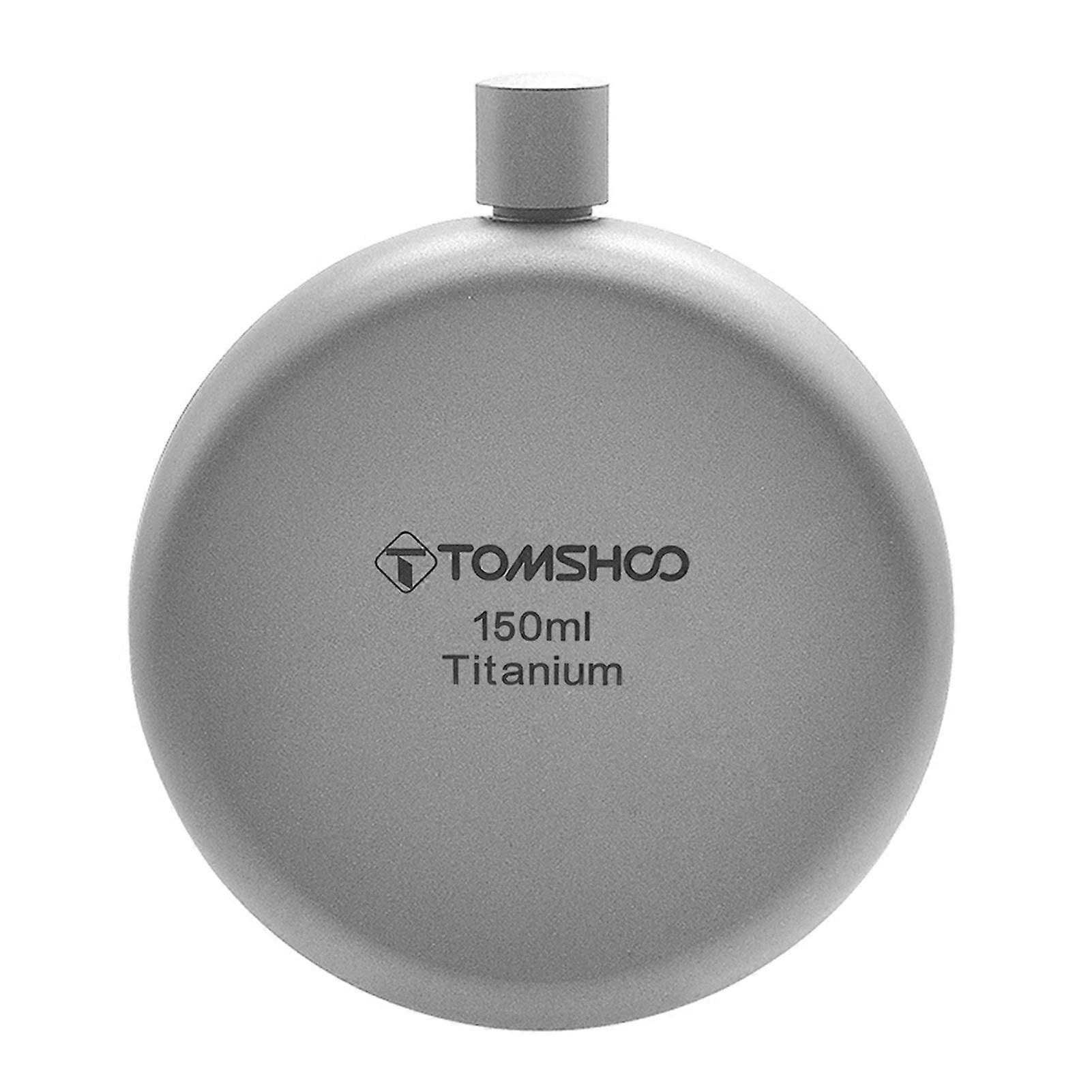 150ml/180ml Titanium Flask Alcohol Whisky Wine Flask for Outdoor Camping Backpacking Travel Picnic