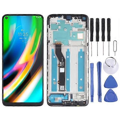 TFT LCD Screen for Motorola Moto G9 Plus XT2087-1 Digitizer Full Assembly with Frame