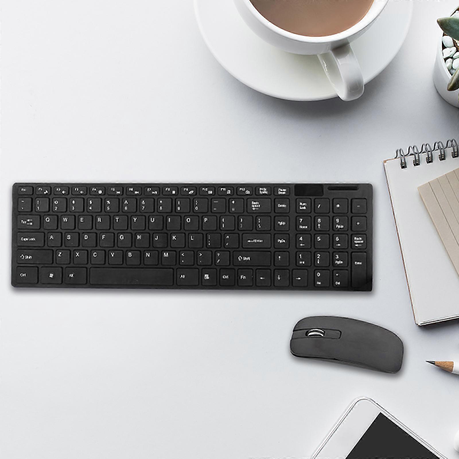 HK-06 Ultra-thin Silent 2.4G Wireless Keyboard and Mouse Set 1600DPI