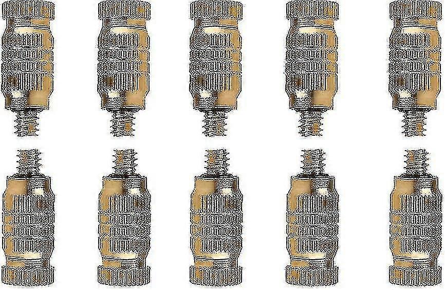 0.1mm Threaded Brass Atomizing Nozzle Atomizing High Pressure Atomizing Sprayer Water Hose Nozzle (pack Of 10) High Quality