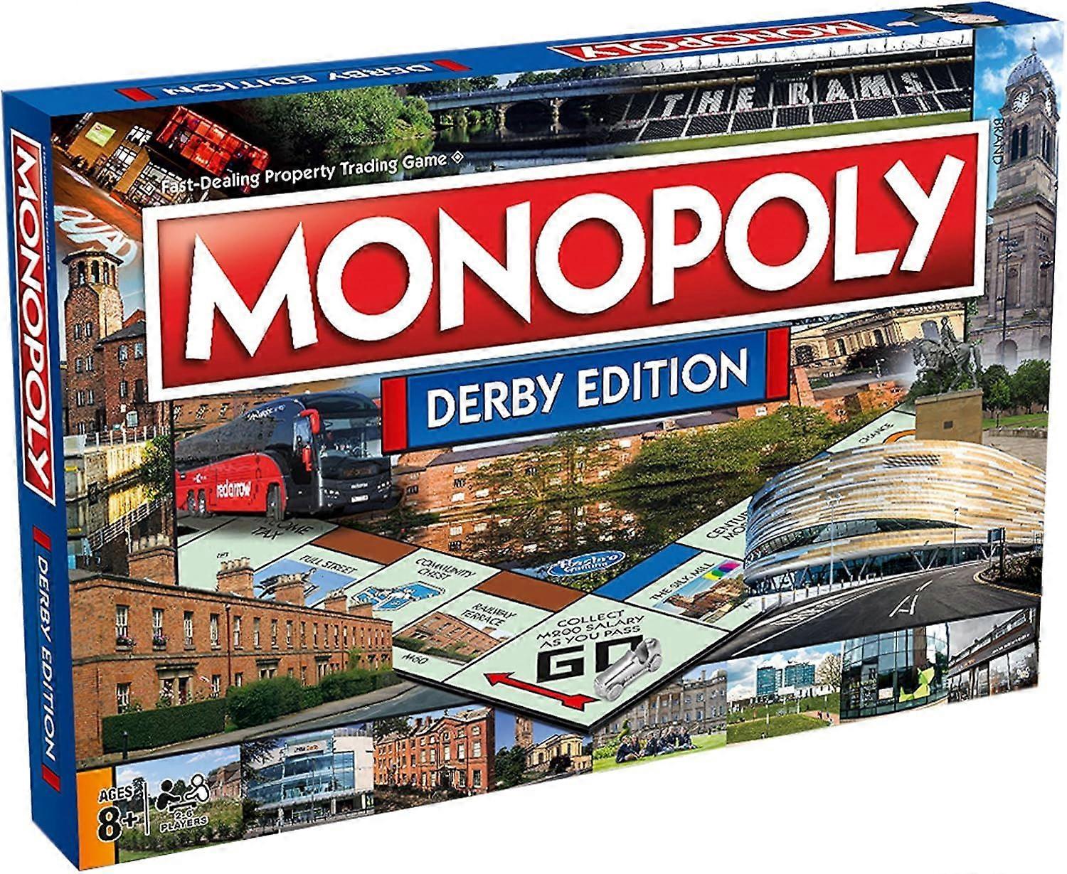 Monopoly Regional Derby Board Game